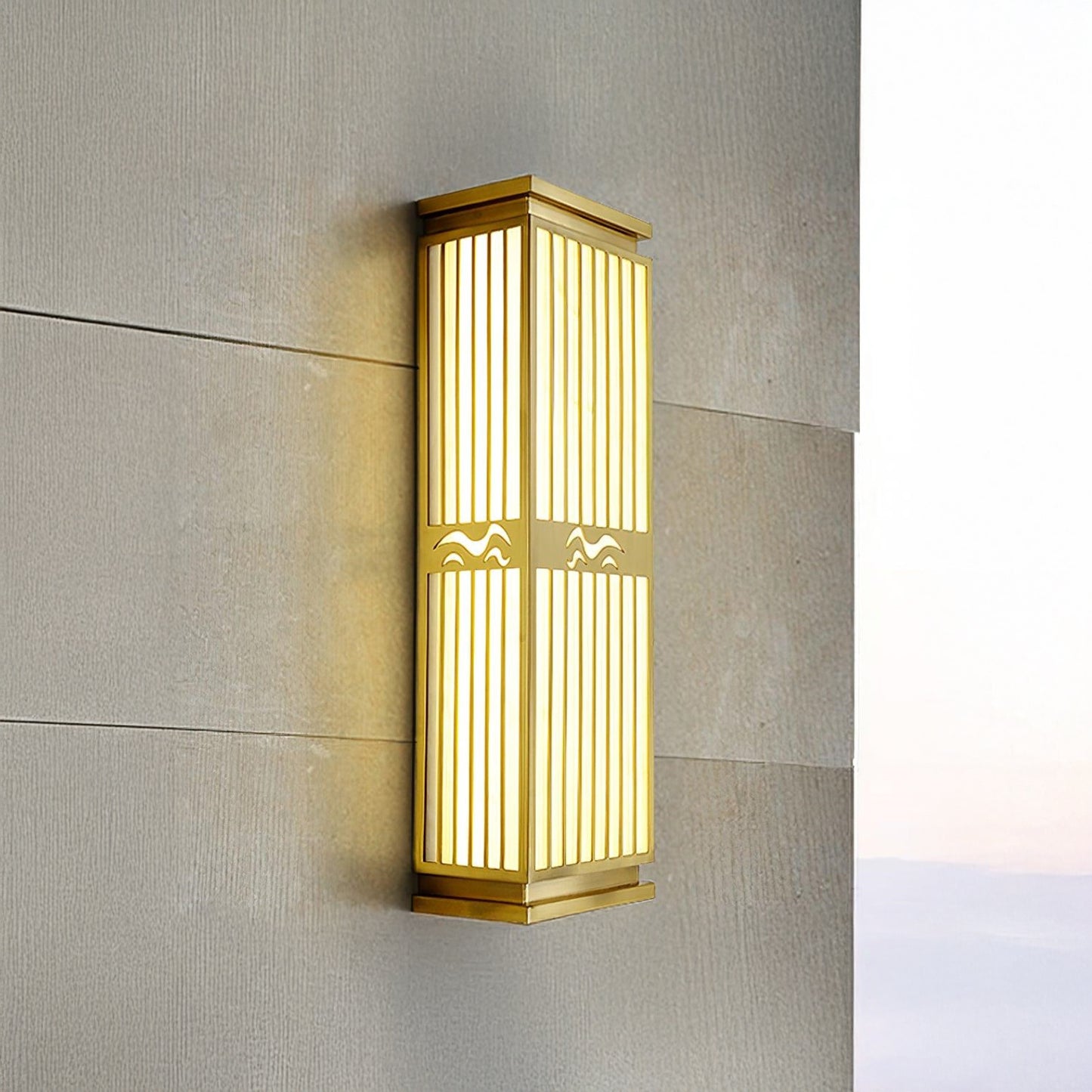 Doots Outdoor Modern Metal Wall Light