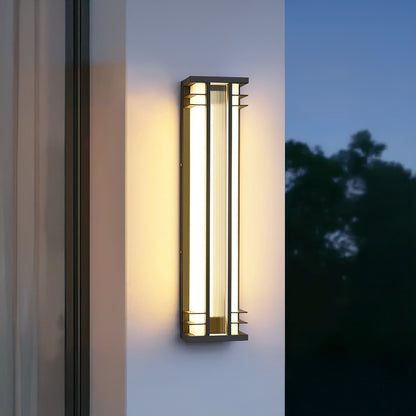 Double Axis Outdoor Modern Steel Wall Lamp