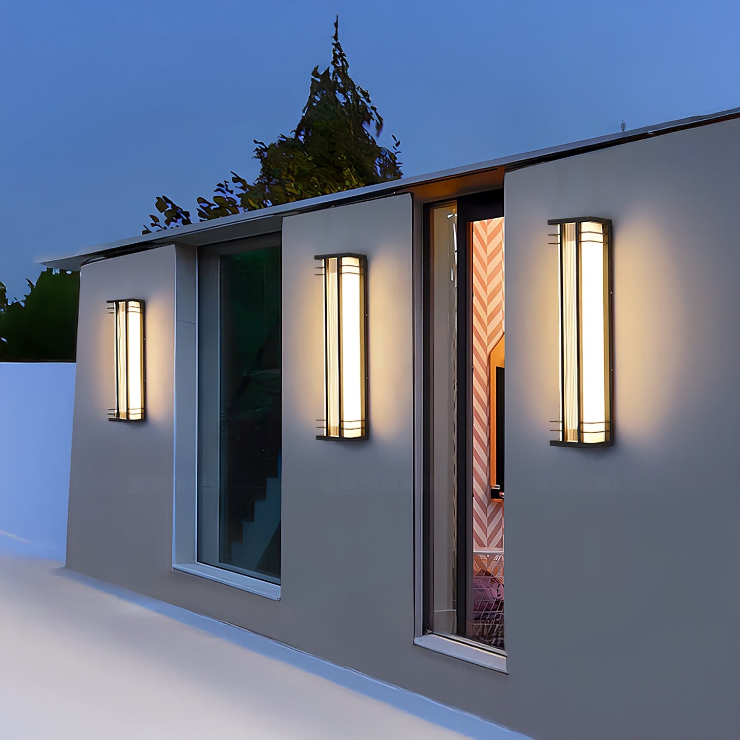 Double Axis Outdoor Modern Steel Wall Lamp