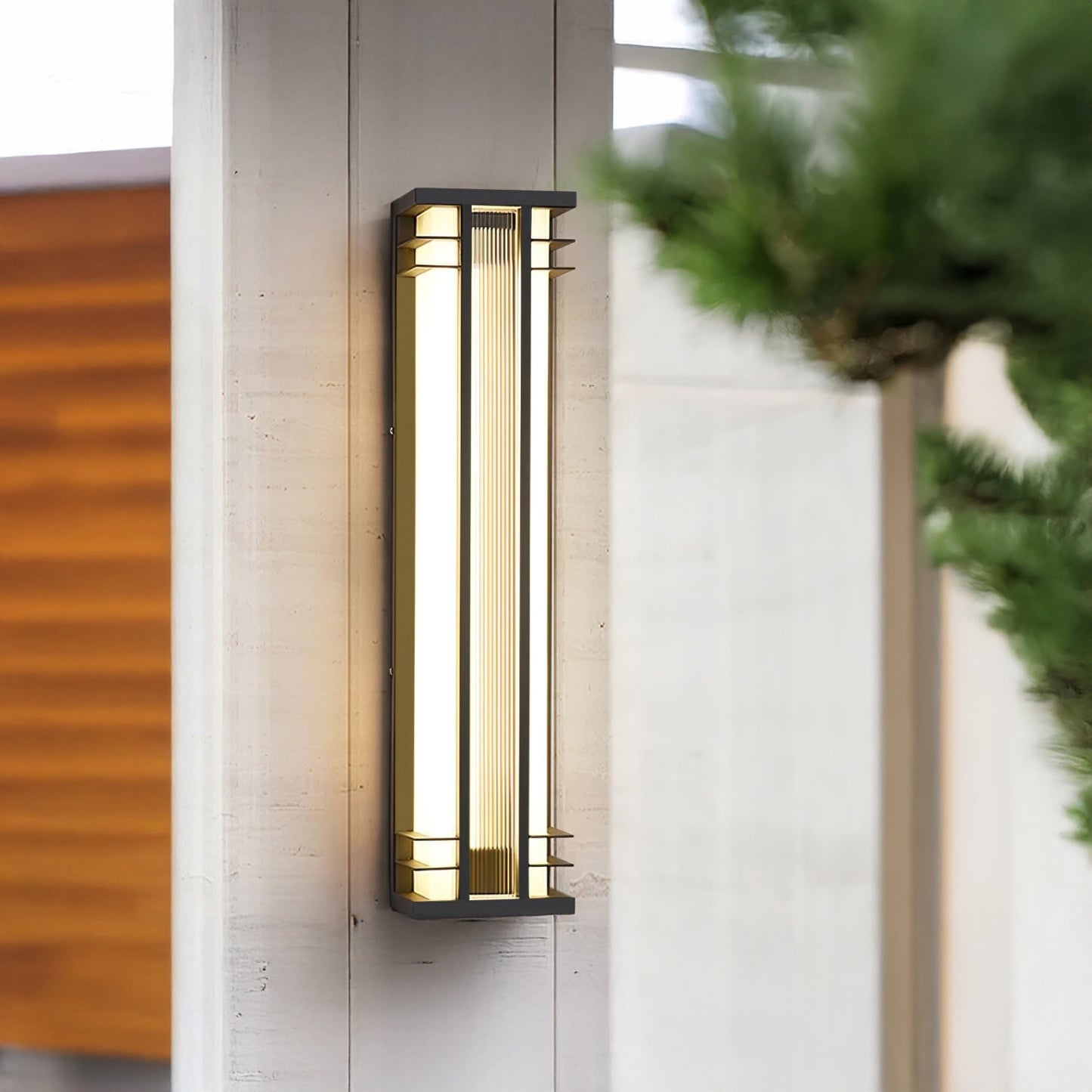 Double Axis Outdoor Modern Steel Wall Lamp