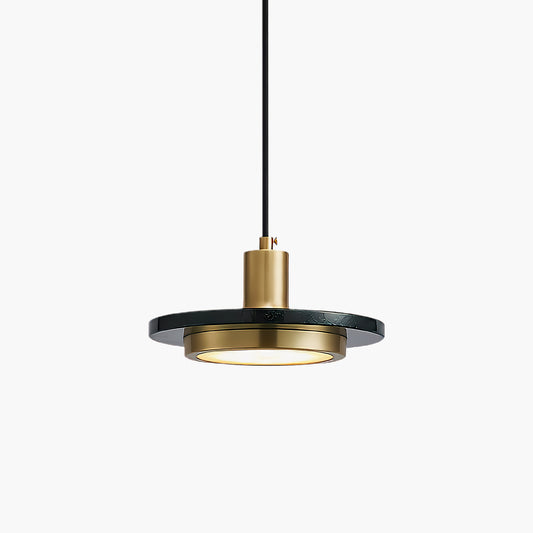 Double Circle Modern Metal Pendant Light