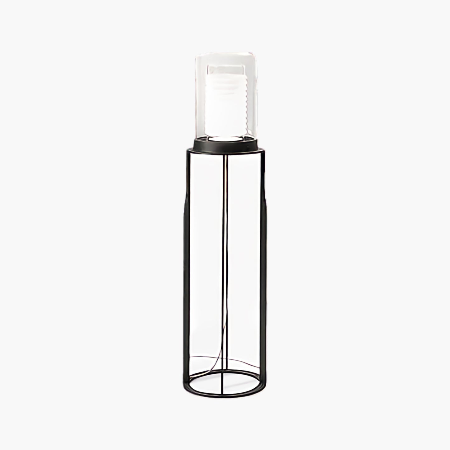 Dual Cylinder Modern Crystal Floor Lamp