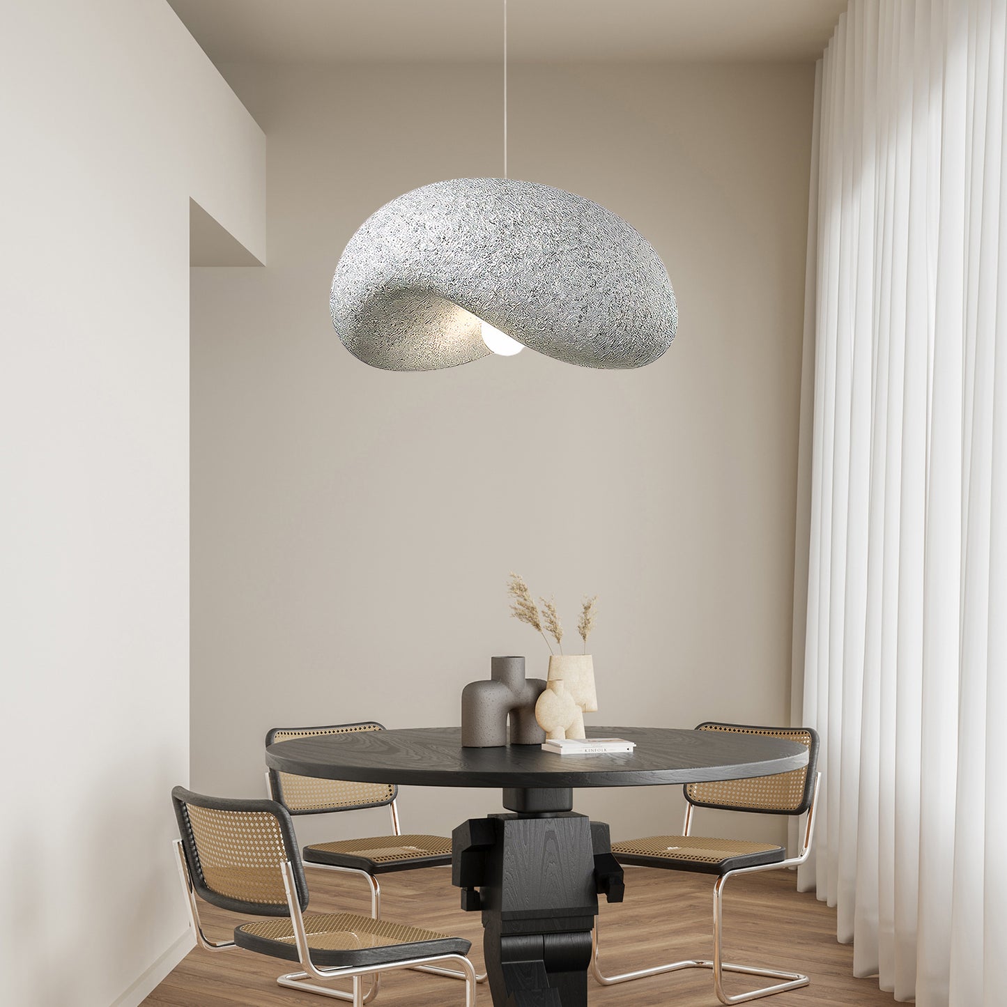 Dunia Speckled Minimalist Metal Pendant Lamp