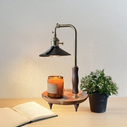 Dutz Retro Wood Table Lamp