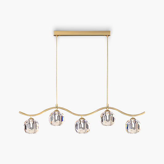 Eara Crystal Luxury Brass Chandelier