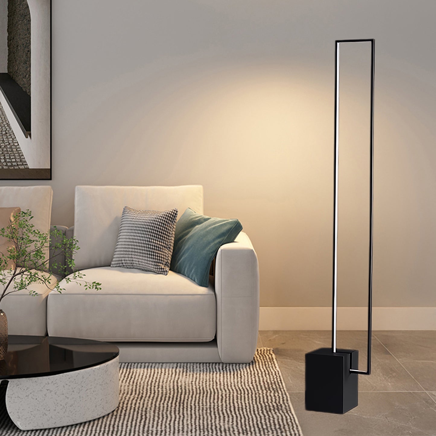 Edge Minimalist Metal Floor Lamp