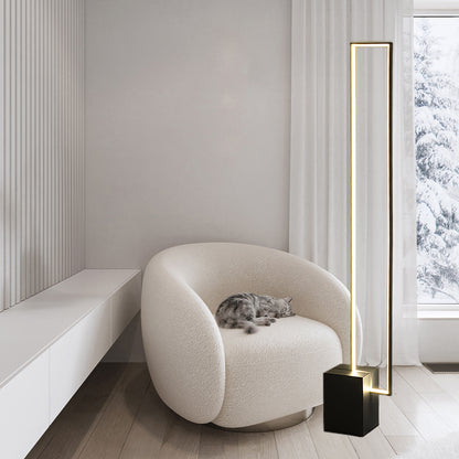 Edge Minimalist Metal Floor Lamp