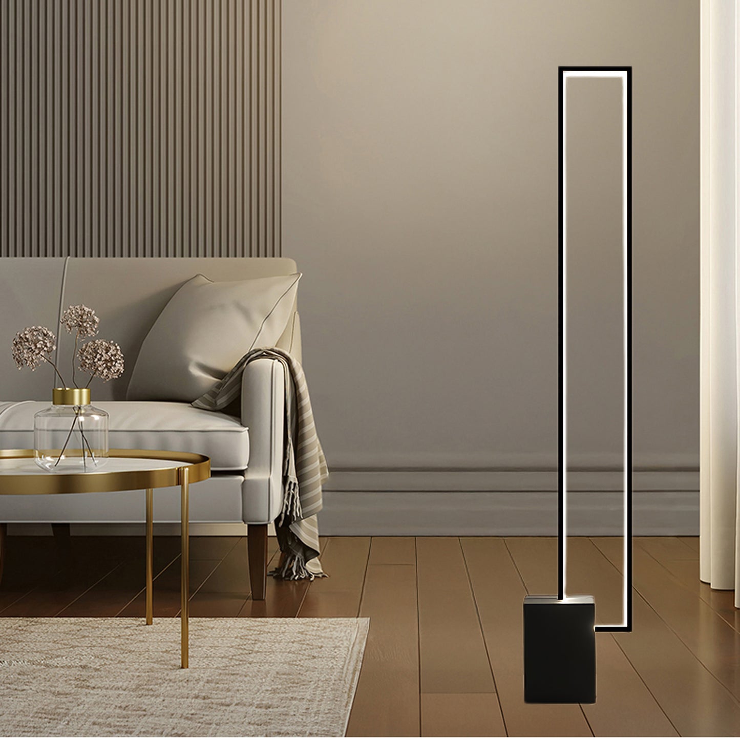 Edge Minimalist Metal Floor Lamp