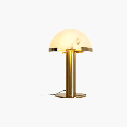 Elegance Alabaster Minimalist Crystal Table Lamp