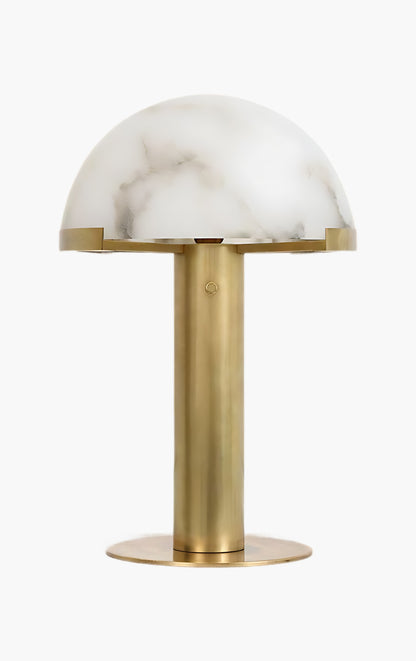 Elegance Alabaster Minimalist Crystal Table Lamp