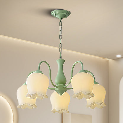 Elegant Lilium Vintage Metal Chandelier