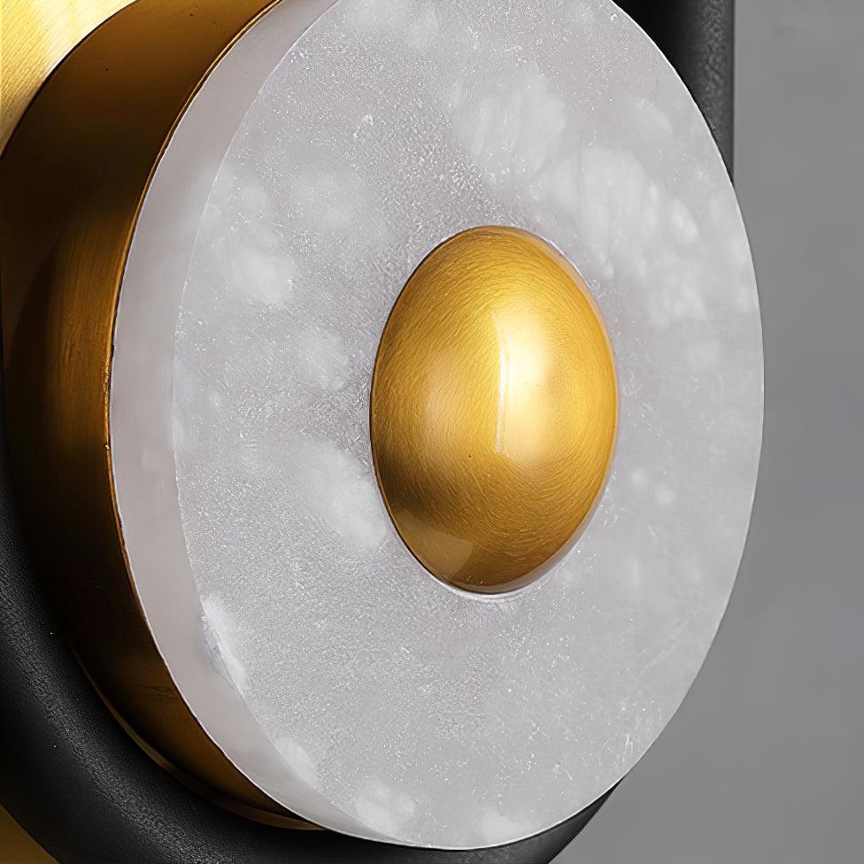 Ellipse Ring Marble Modern Metal Wall Light