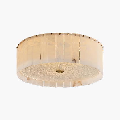 Elysian Alabaster Modern Crystal Ceiling Lamp