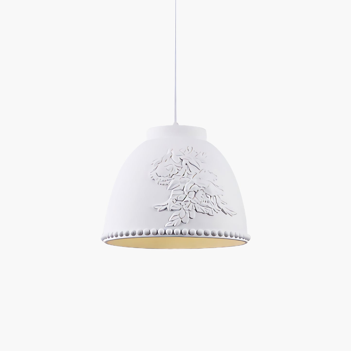 Embossed Flora Modern Metal Pendant Lamp