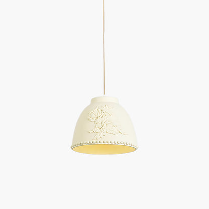 Embossed Flora Modern Metal Pendant Lamp