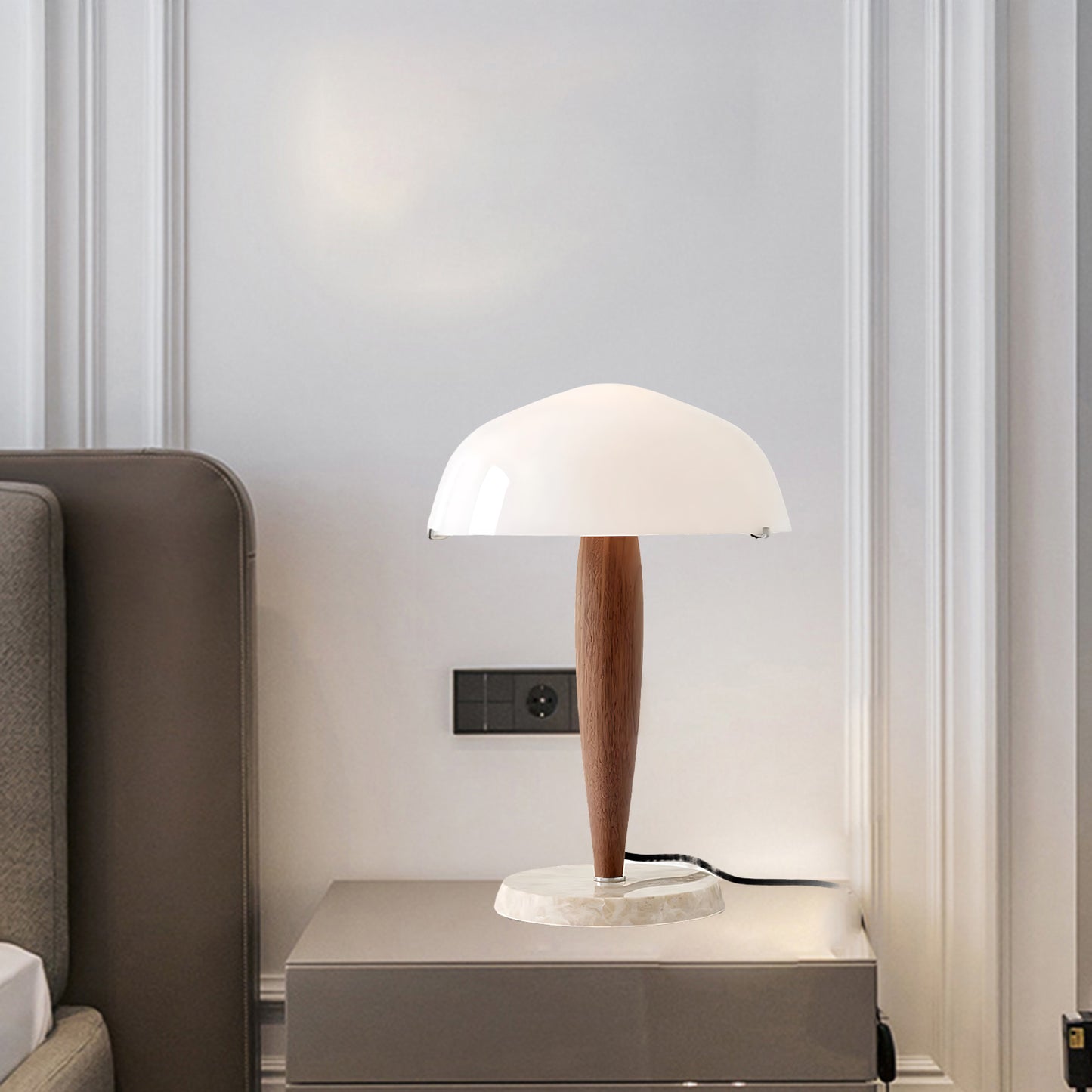 Emerson Modern Crystal Table Lamp