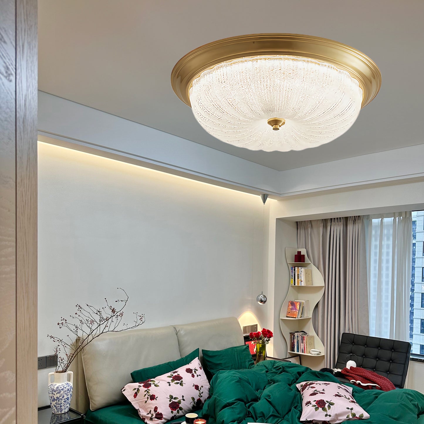 Emily Modern Crystal Ceiling Light