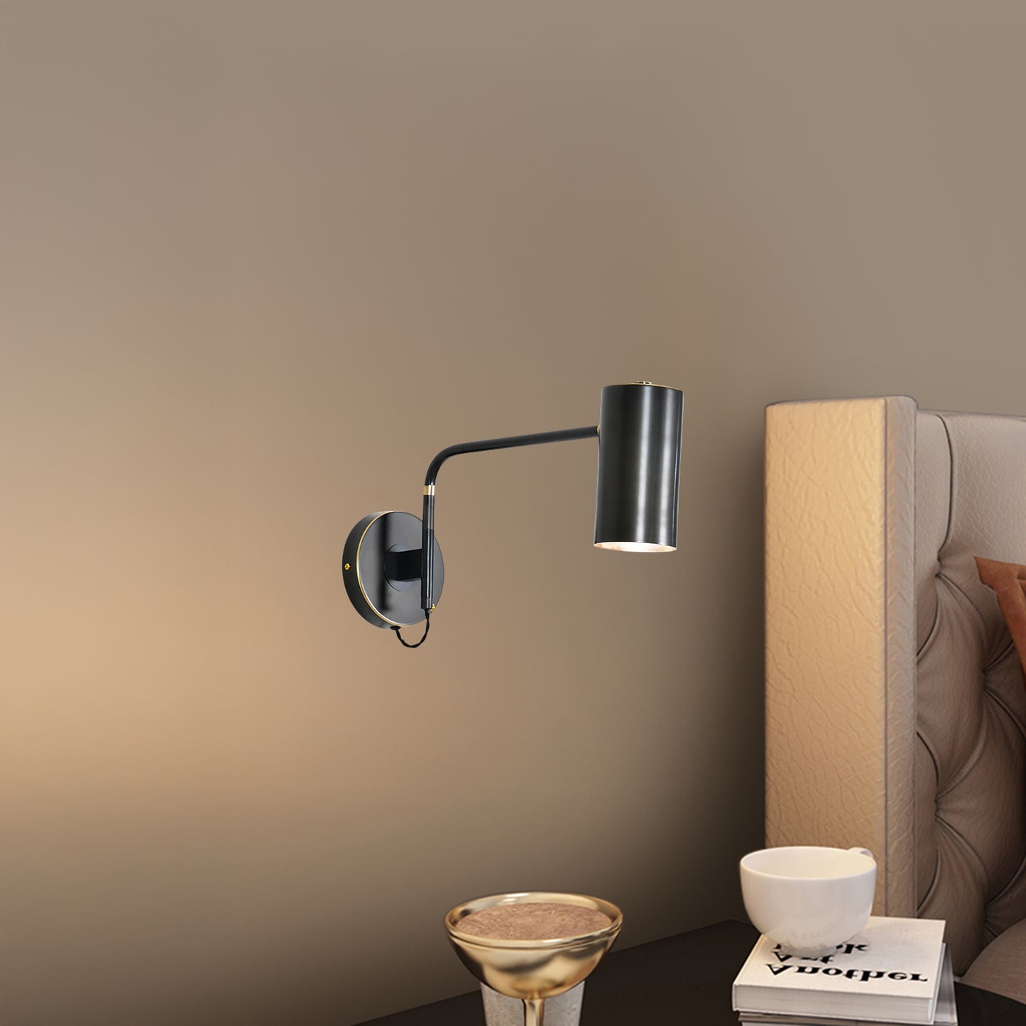 Envoy Modern Brass Swing Sconce