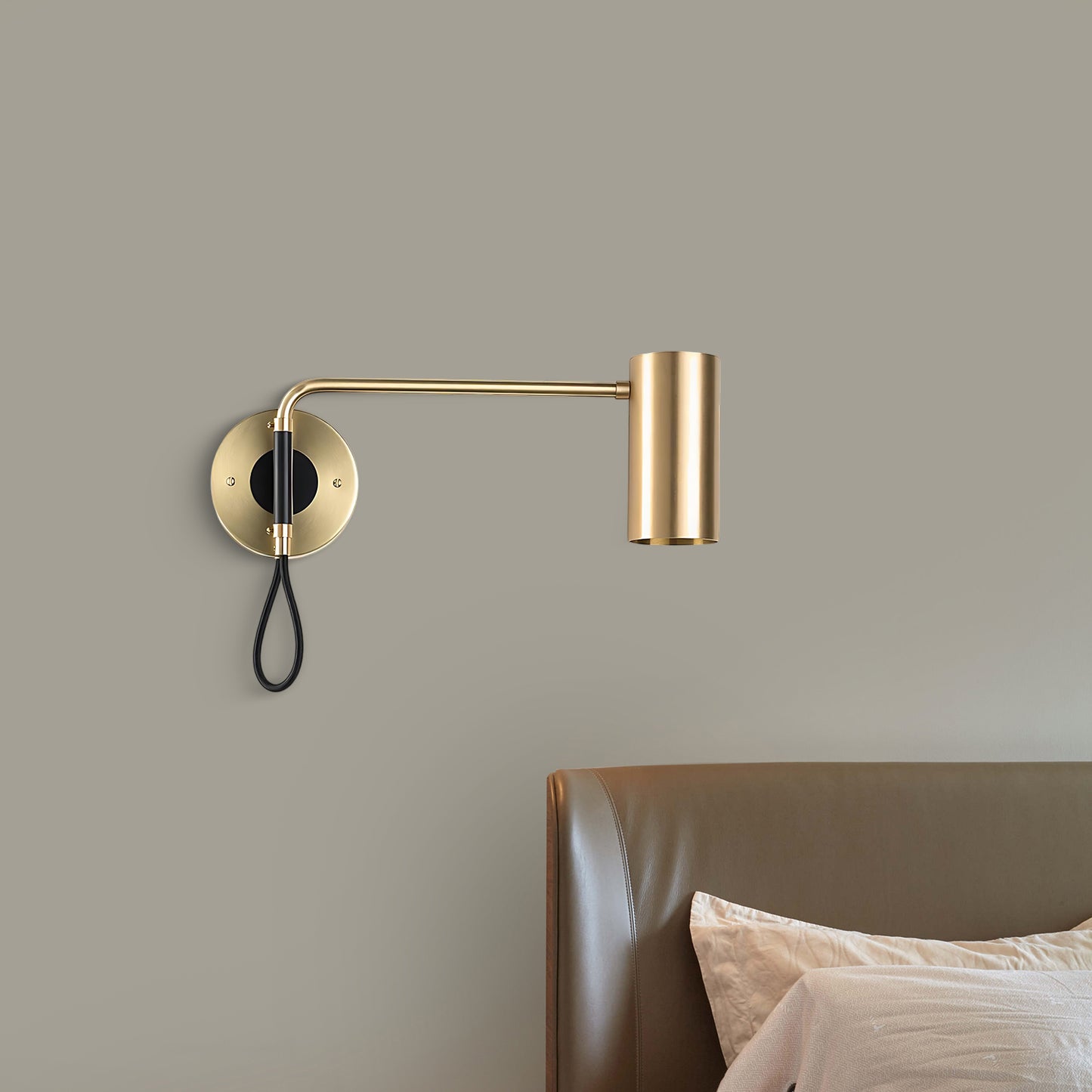 Envoy Modern Brass Swing Sconce