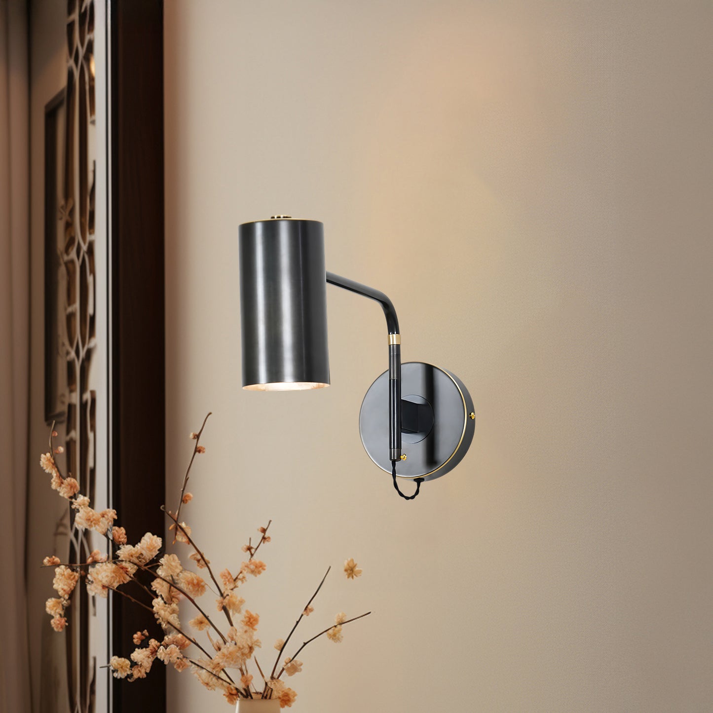 Envoy Modern Brass Swing Sconce