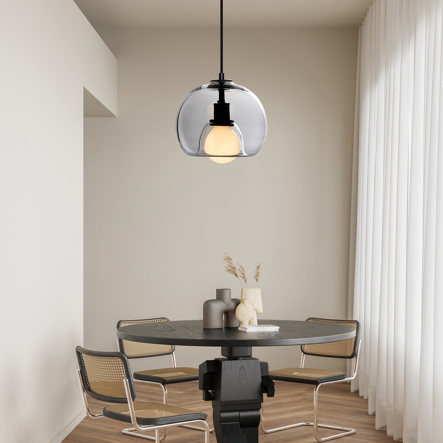 Eres Eclectic Crystal Pendant Light