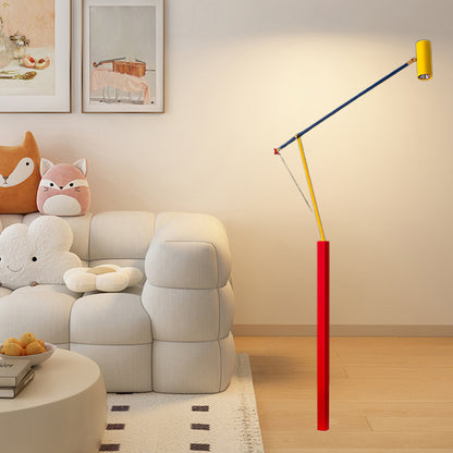 Ettorino Eclectic Metal Floor Lamp