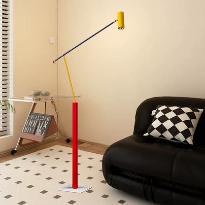 Ettorino Eclectic Metal Floor Lamp