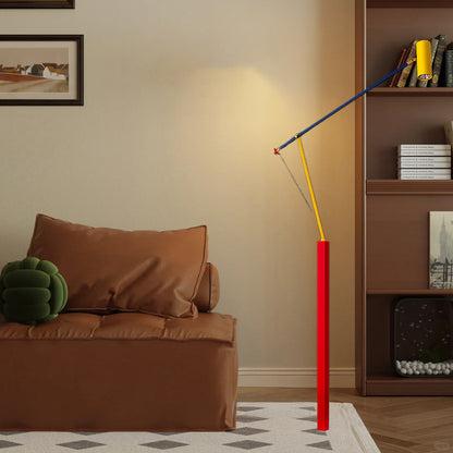 Ettorino Eclectic Metal Floor Lamp