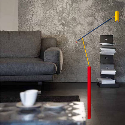 Ettorino Eclectic Metal Floor Lamp