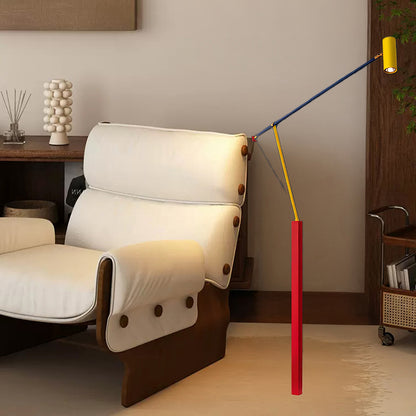 Ettorino Eclectic Metal Floor Lamp