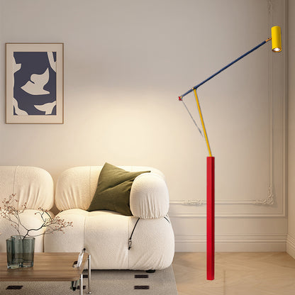 Ettorino Eclectic Metal Floor Lamp