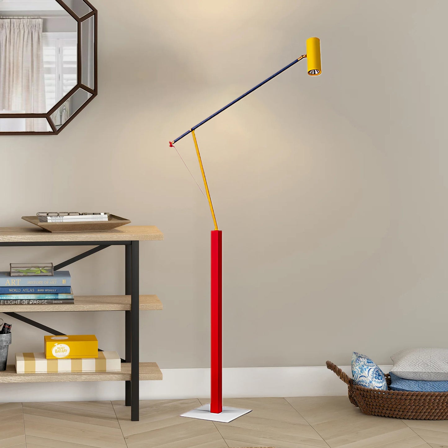 Ettorino Eclectic Metal Floor Lamp