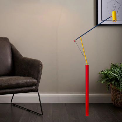 Ettorino Eclectic Metal Floor Lamp