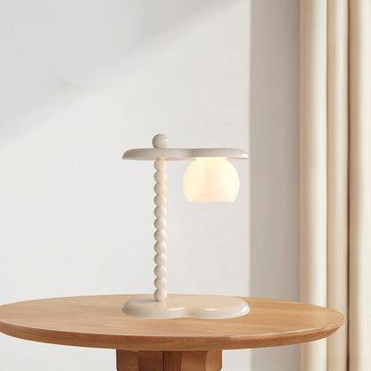 Everalda Metal Contemporary Crystal Table Lamp