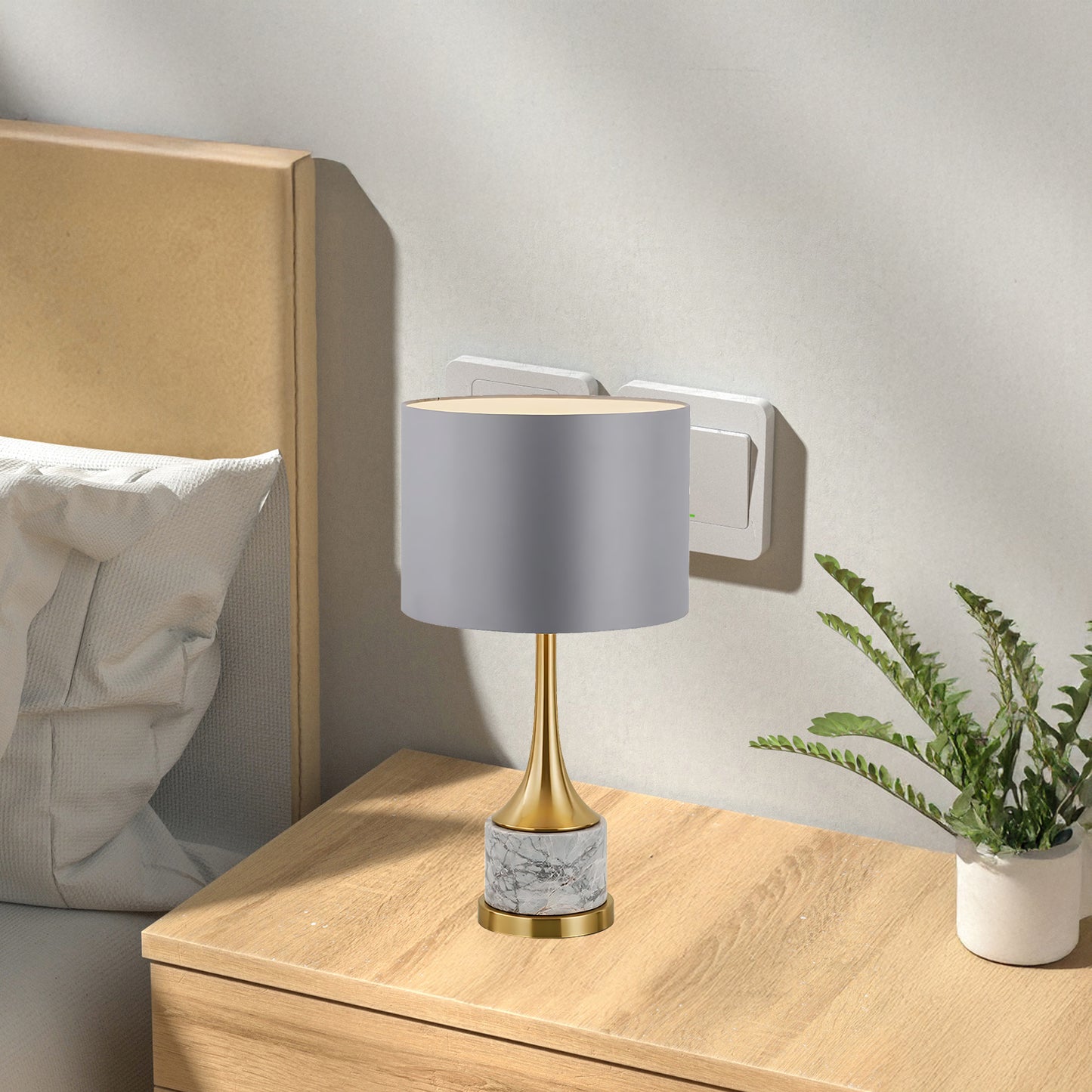 Expino Contemporary Metal Table Lamp