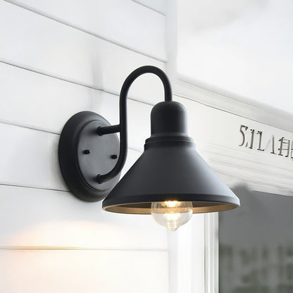 Fable Outdoor Rustic Metal Wall Lamp