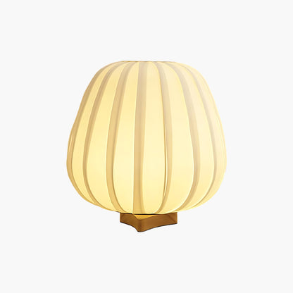 Fabric Minimalist Traditional Wood Table Lamp