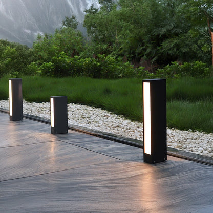 Faro Modern Aluminum Outdoor Post Lamp