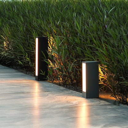 Faro Modern Aluminum Outdoor Post Lamp