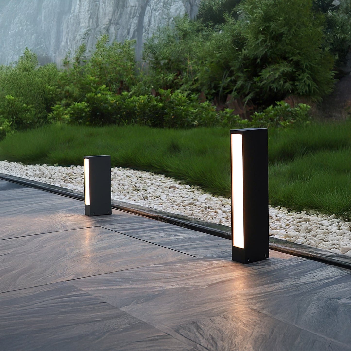 Faro Modern Aluminum Outdoor Post Lamp