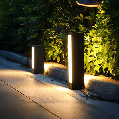 Faro Modern Aluminum Outdoor Post Lamp