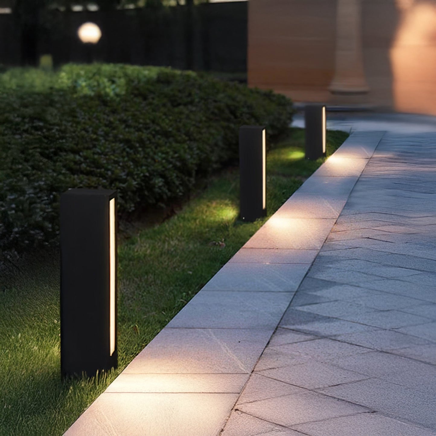 Faro Modern Aluminum Outdoor Post Lamp