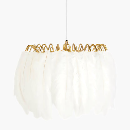 Feather Contemporary Metal Pendant Lamp