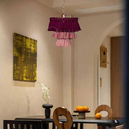 Fela Tassel Traditional Metal Chandelier