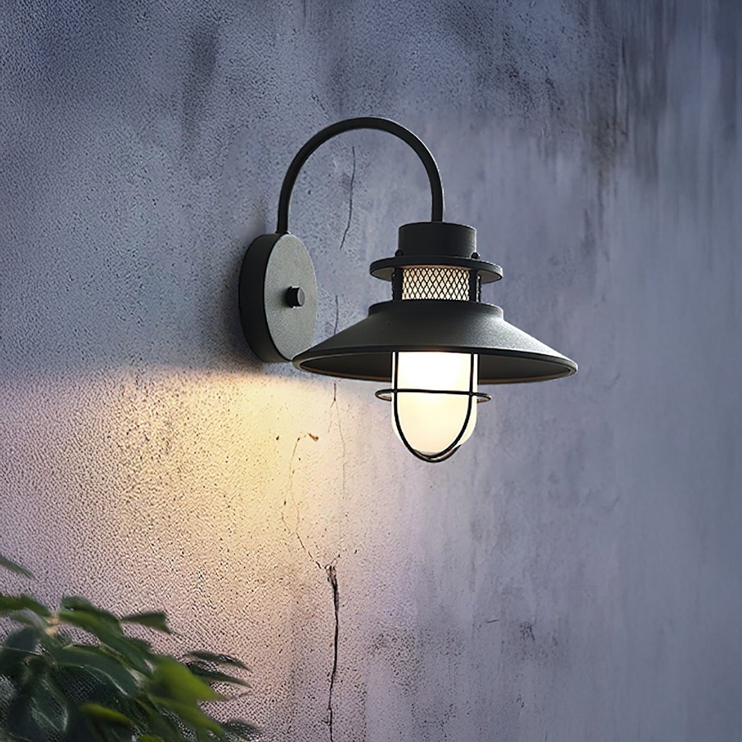 Felix Outdoor Eclectic Crystal Wall Lamp