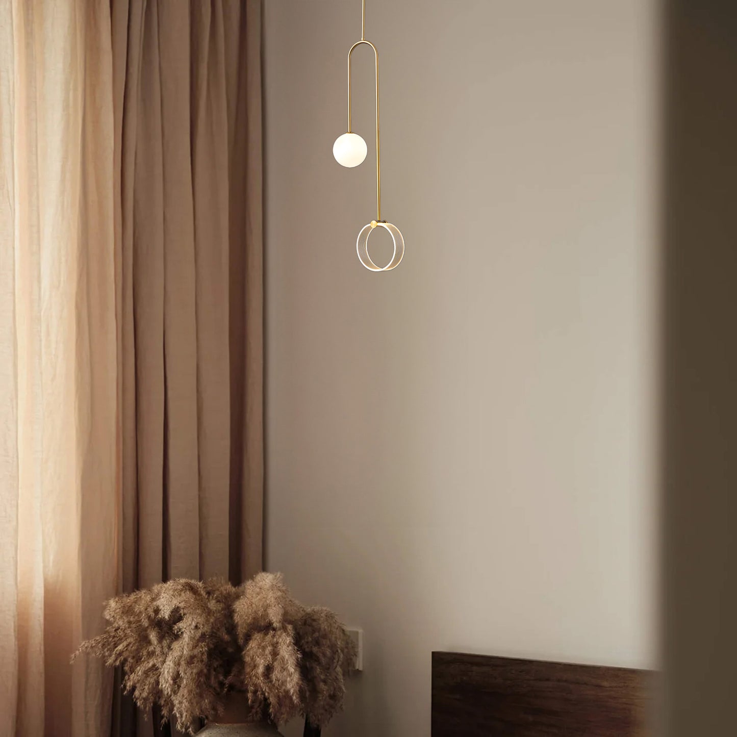 Ferra LED Scandinavian Crystal Pendant Light