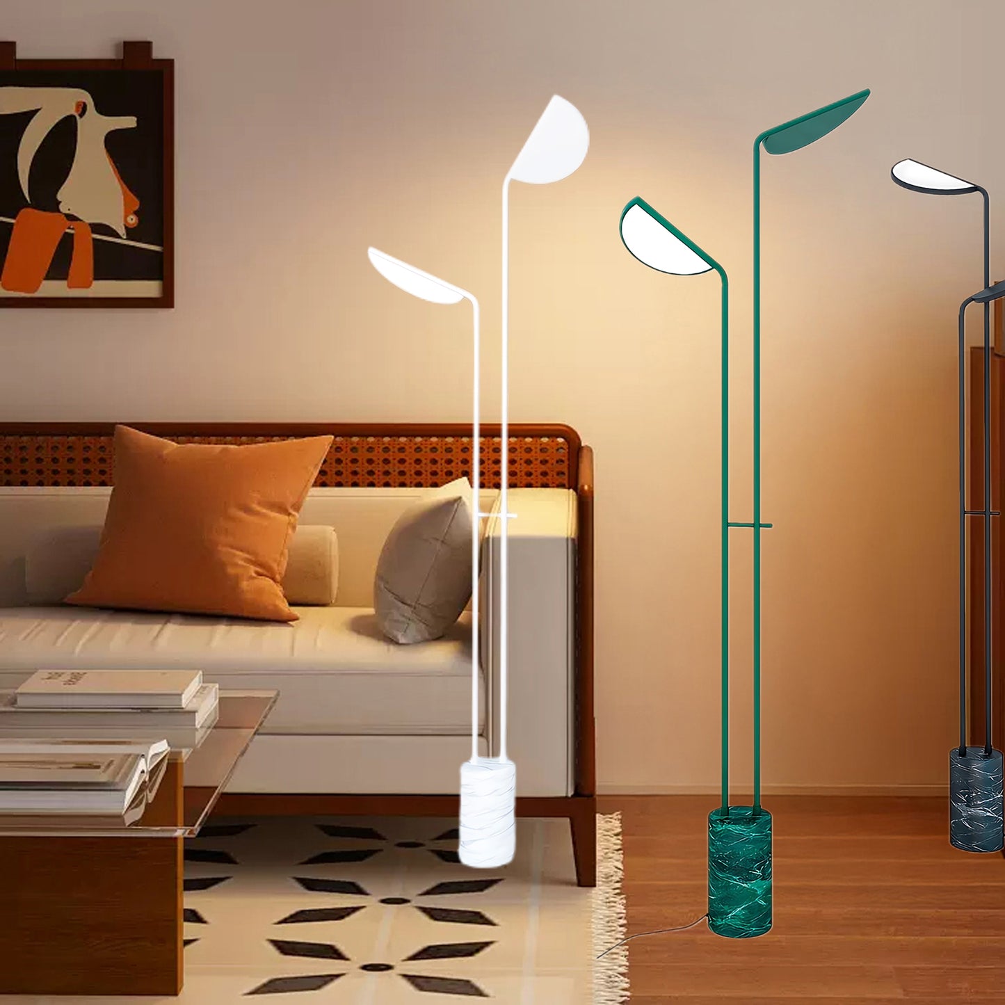 Filo Eclectic Metal Floor Lamp