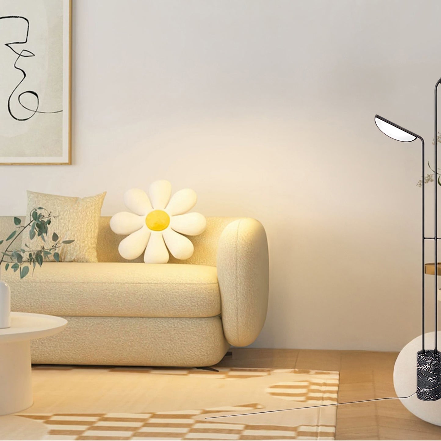 Filo Eclectic Metal Floor Lamp