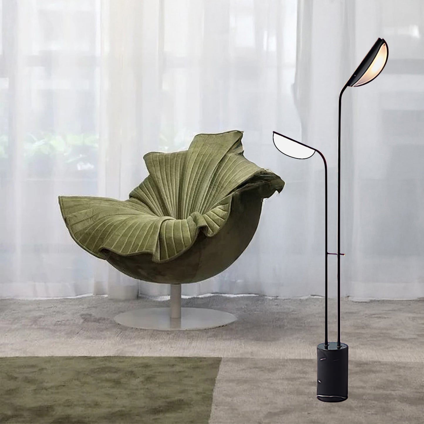 Filo Eclectic Metal Floor Lamp