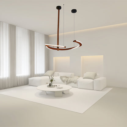 Finopi Modern Metal Chandelier